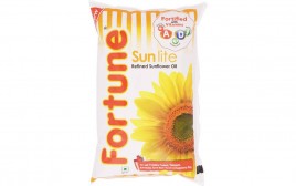 Fortune Sun Lite Refined Sunflower Oil  Pack  1 litre